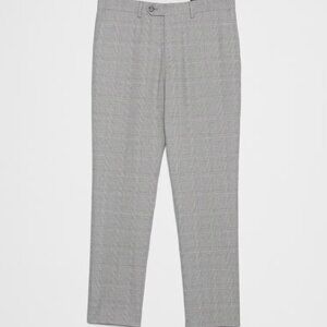 Banana Republic Men's Tailored-Fit Slim Fit Glen Plaid Suit Trouser, 30x30, EUC